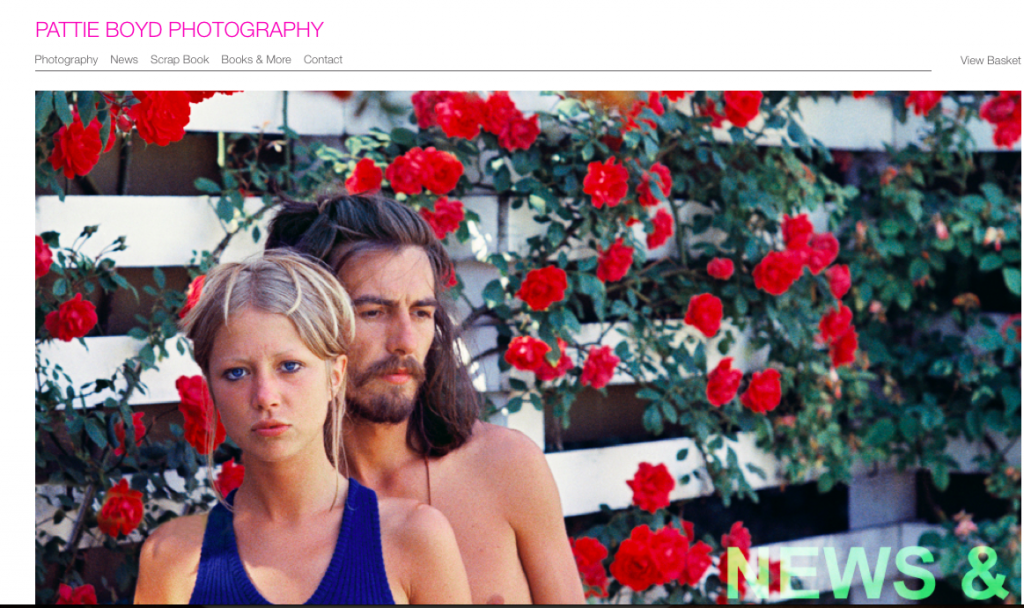 Pattie Boyd Website